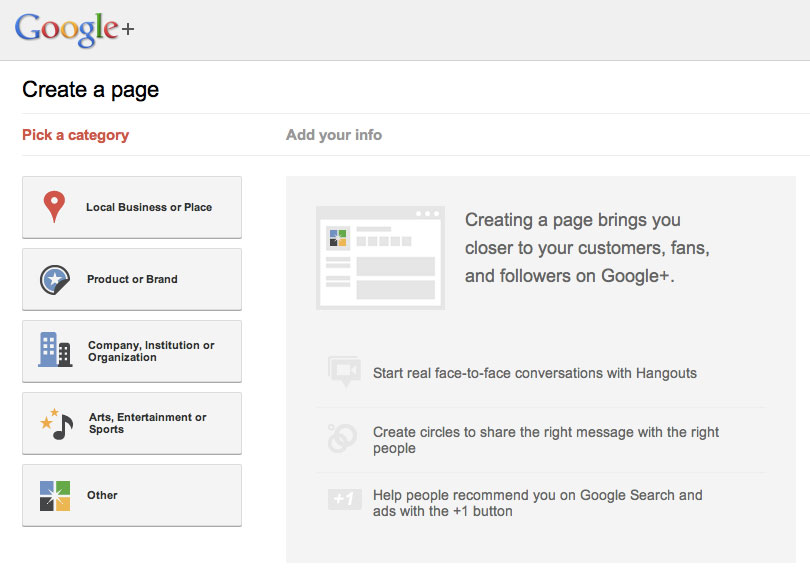 google-plus-create-pages